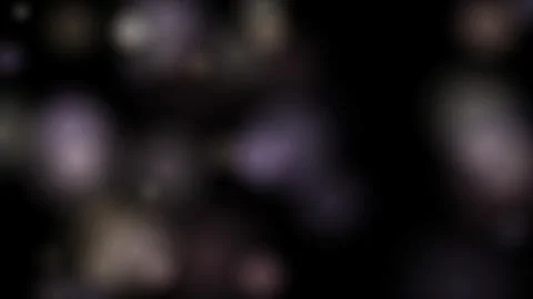 Defocused Light Orbs Floating Dark Background Motion Graphics Video Stock Footage 345513104