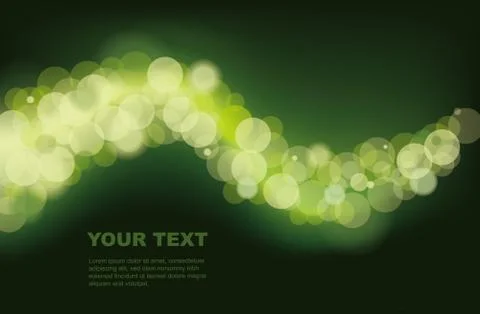 Defocused light wave Stock Illustration