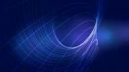 Defocused Lights Abstract Motion Blue Animated Background Stock Footage