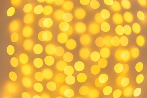 Defocused lights, blurred background, bokeh, bright circles Stock Photos
