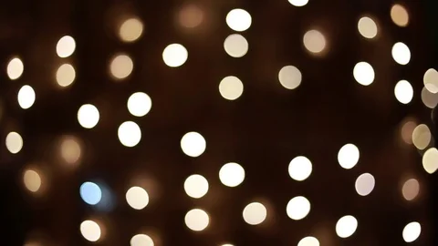 Defocused lights Christmas background Stock Footage 75042177