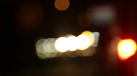 Defocused Lights Stock Footage 10734368