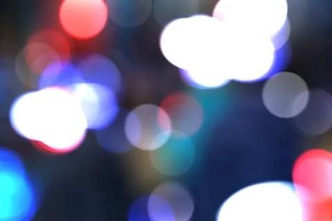 Defocused lights multi-color background krul layer . Stock Photos