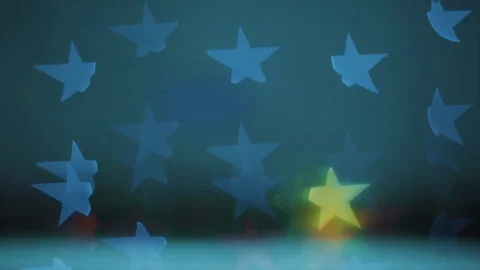 Defocused lights in the night Stock Footage 71127050