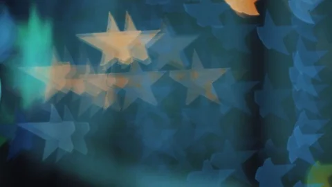 Defocused lights in the night 스톡 동영상 71127542