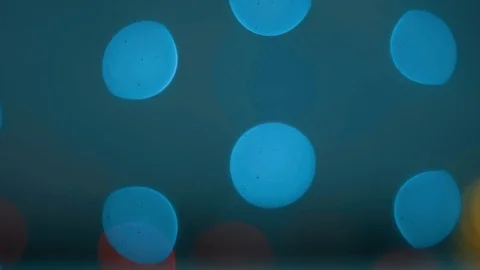 Defocused lights in the night Stock Footage 71201279