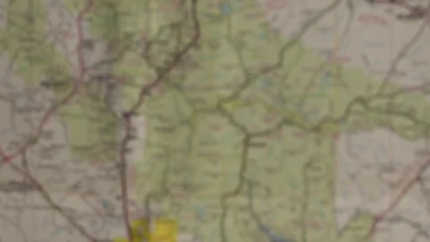 Defocused map background Stock Footage 71349232