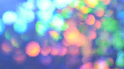 Defocused moving color lights Stock Footage 49642753