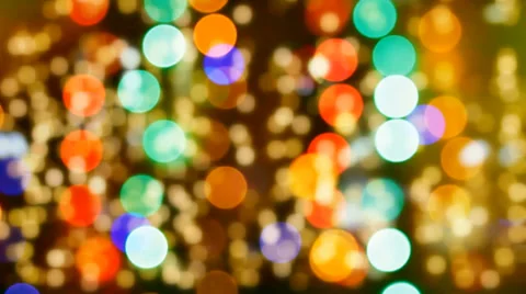Defocused Moving Lights Stock Footage 33733156
