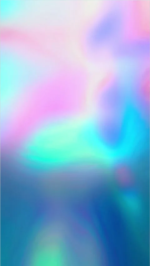 Defocused multicolored shimmering and morphing iridescent neon glow backgrou Stock Footage 336169493