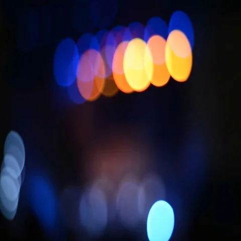 Defocused night lights Stock Footage 69416697