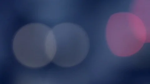 Defocused Night Traffic Lights Stock Footage 72566700