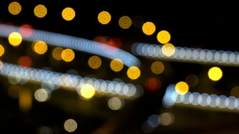 Defocused night traffic lights Video stock 75534736