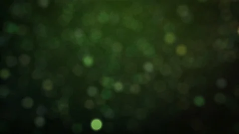 Defocused Particle Background Green 動画素材 111477153