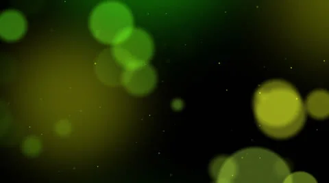 Defocused particles background. Green and yellow. Looped 動画素材 25188496