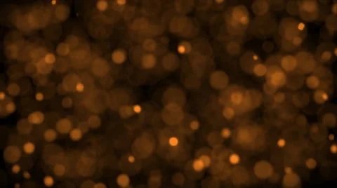 Defocused particles orange Stock Footage 45599535