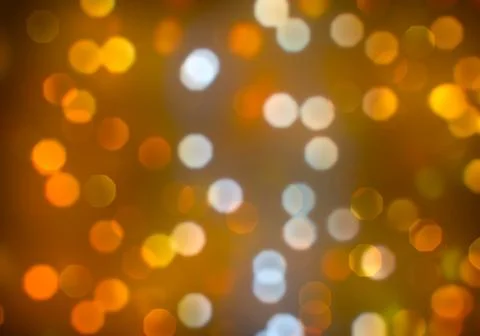 Defocused point light sources on dark background. Bokeh abstract texture. Stock Illustration