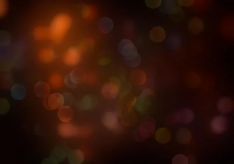 Defocused point light sources on dark background. Bokeh abstract texture. Stock Illustration