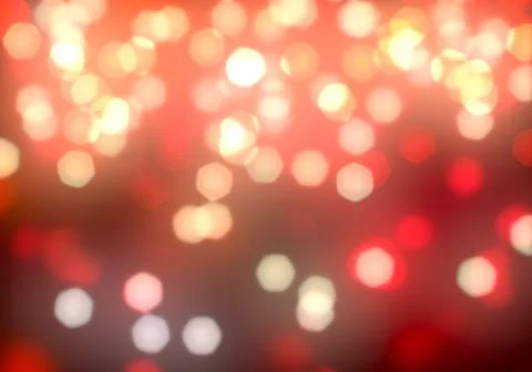Defocused point light sources on dark background. Bokeh abstract texture. Stock Illustration