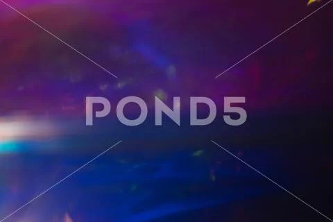 Defocused purple dark blue space lens flare blur Stock Photos