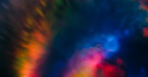 Defocused radiant reflection illuminated ray neon Stock Photos