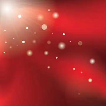 Defocused rays lights bokeh abstract vector banner Illustrazione stock