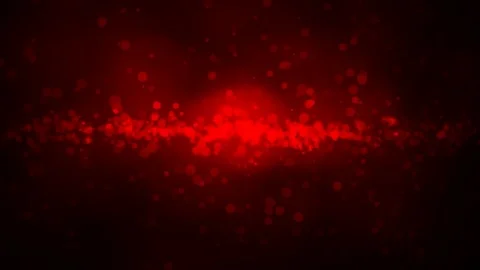 Defocused Red Colour Moving Particles Stock Footage 119798454