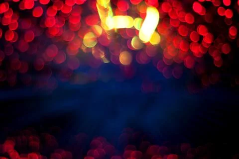 Defocused red light background Stock Photos