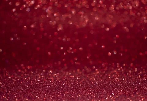 Defocused  red lights background. Red abstract bokeh lights. Stock Photos