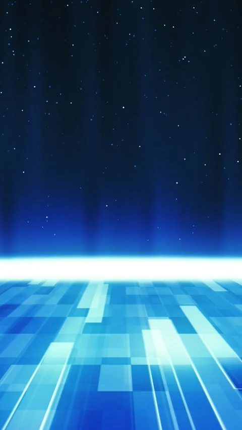 Defocused seamless Blue technology, Loop 4K Background. Stock Footage 292810213