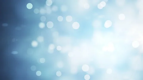 Defocused seamless loop-able blue and white bokeh background Stock Footage 169004898