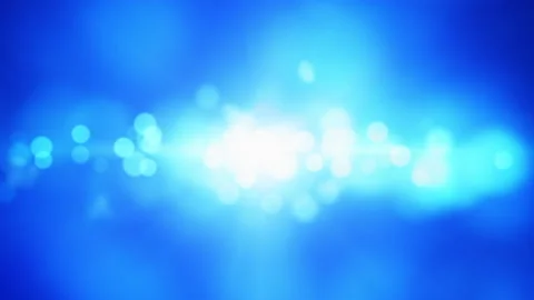 Defocused seamless loop blue and white bokeh background Stock Footage 168556013