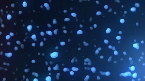 Defocused shifting light particles Video stock 82250741