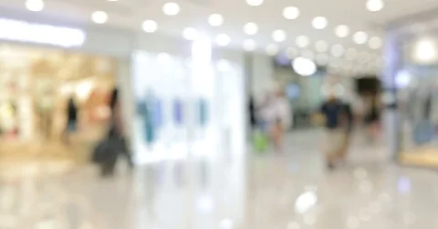 Defocused of shopping mall Stock Footage 79290148