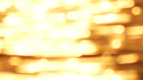 Defocused shot of small ripple wave in sea, shiny sparkling sunlight reflecti Stock Footage 130588038