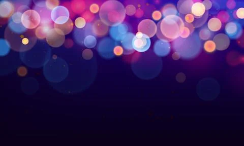Defocused sparks on dark background Stock Illustration