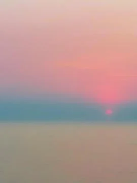 Defocused sunset Stock Photos