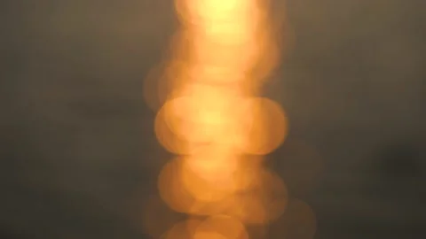 Defocused sunset on sea wave2516 Stock Footage 232598352