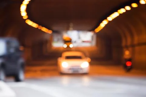 Defocused traffic lights Stock Photos