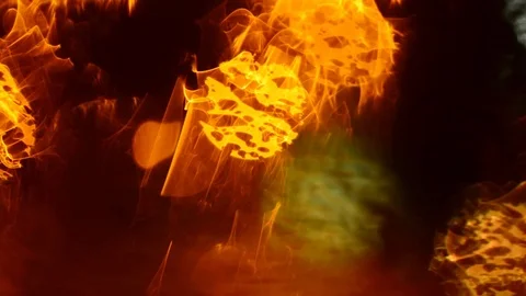 Defocused traffic lights through wet car glass. Stock Footage 73619927