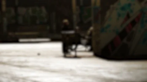 Defocused urban background Vidéo 87184839