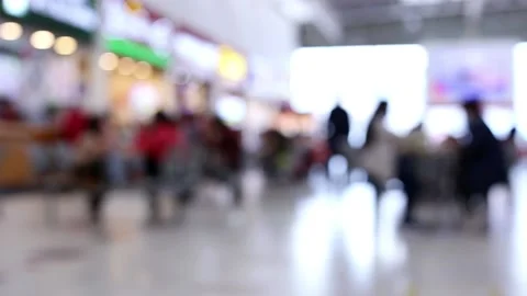 Defocused view, unrecognisable people with facemasks eating in restaurant Stock Footage 155309630