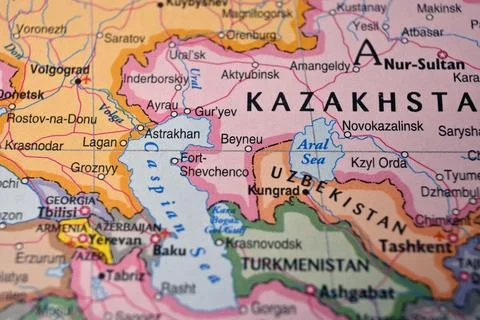 Defocused World Map Background Showing Beyneu Location Geography and Travel.. Stock Photos