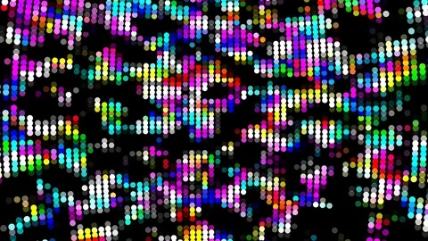 Defocusing of colr dots.Abstract plexus background for different events and Video stock 79563437
