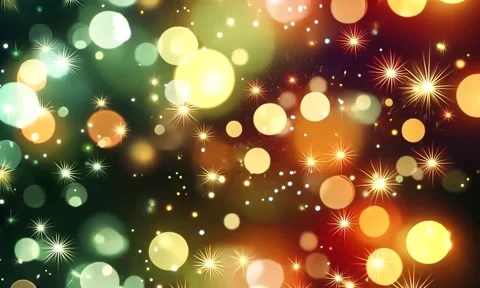 Defocussed Christmas Lights Stock Footage 292236581