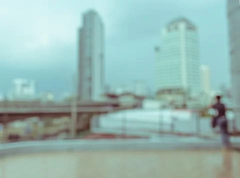 Defocussed of cityscape Stock Photos