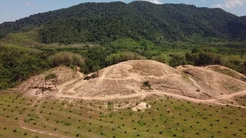 Deforestation aerial view Stock Footage 86154256