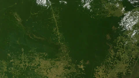 Deforestation Amazon Rainforest - Overpopulation Stock Footage 23846254