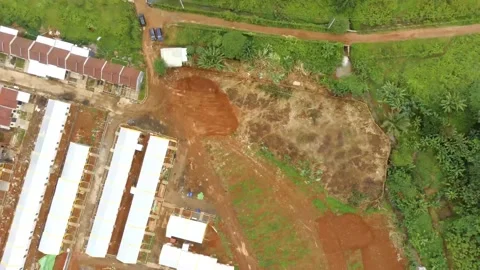 Deforestation and illegal logging drone in asia Stock Footage 151324367