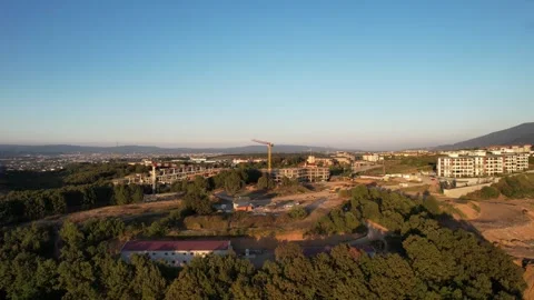 Deforestation and urbanization Stock Footage 257116927